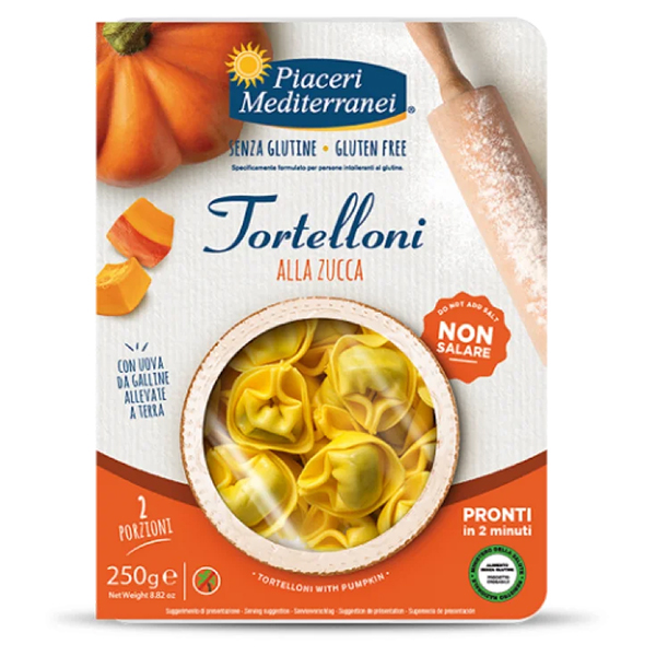 Farbene.shop | TORTELLONI ALLA ZUCCA PIACERI MEDITERRANEI 250G