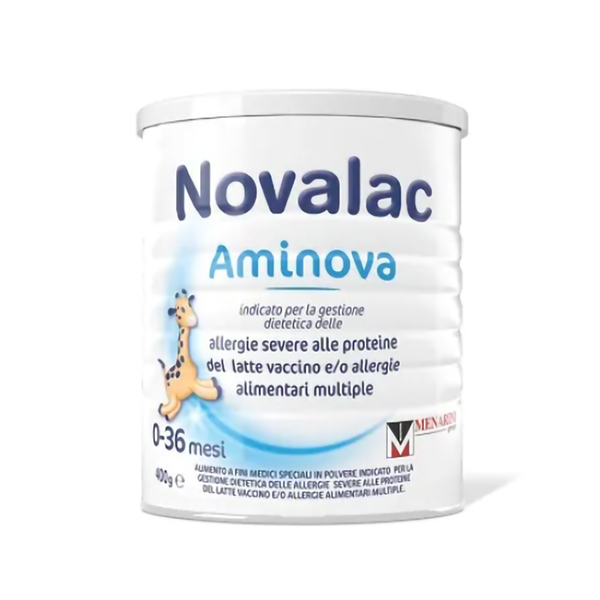 Farbene.shop | Novalac Aminova Dalla Nascita 400g - Alimento Medico Speciale per Allergie Alle Proteine del Latte