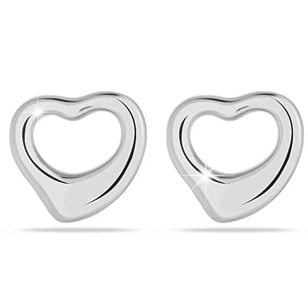 MEDICAL JEWELS ORECCHINO 417 CUORE VUOTO A LOBO-0