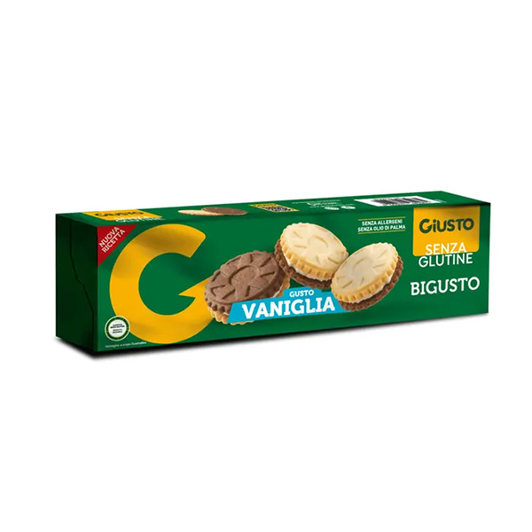 Farbene.shop | Giusto Biscotti Bigusto Senza Glutine Gusto Vaniglia 120g