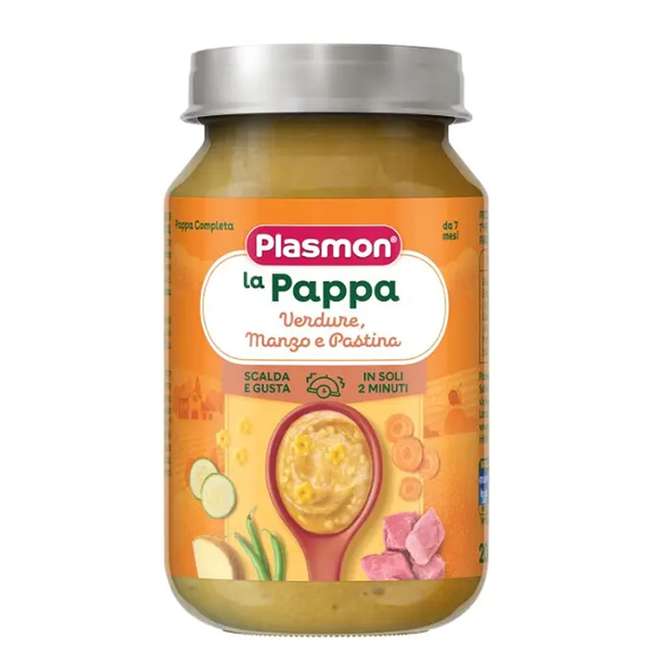 Farbene.shop | Plasmon La Pappa - Verdure Manzo e Pastina 2x200g