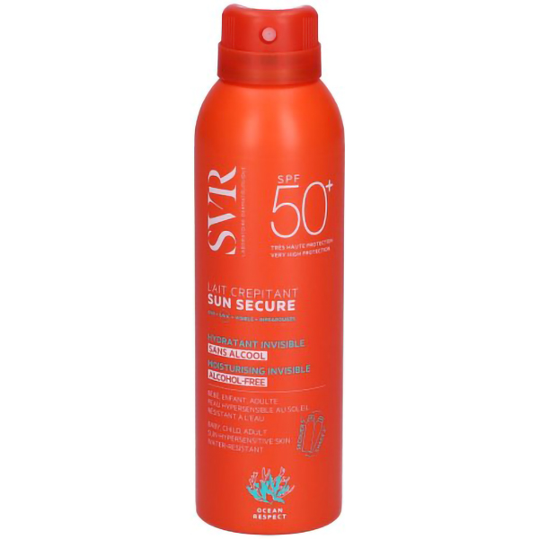Farbene.shop | SVR Sunsecure Lait Crépitant - Latte Solare Idratante Corpo SPF50+ 200ml