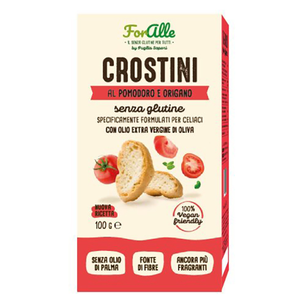 Farbene.shop | Foralle Crostini Pomodoro Origano 100g