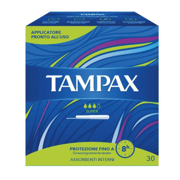 Farbene.shop | Tampax Blue Box Super 30 Pezzi