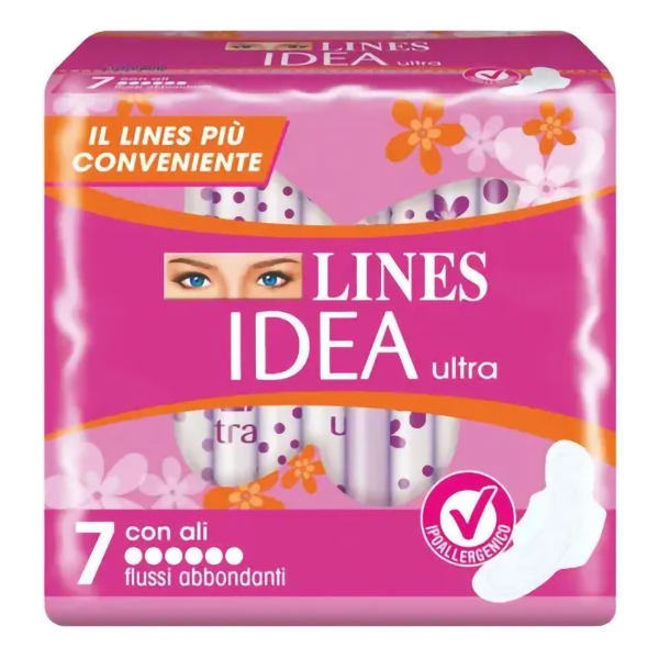Lines Idea Ultra Assorbenti Flusso Abbondante 7 Pezzi-0