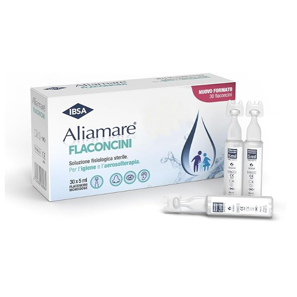 Farbene.shop | Aliamare Soluzione Fisiologica Bambini e Adulti 30 Flaconcini da 5ml