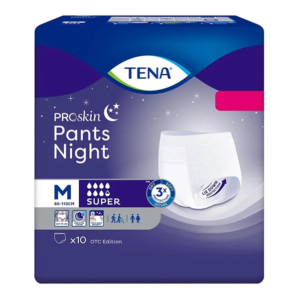 Farbene.shop | Tena Pants Night Super Taglia M 10 Pezzi