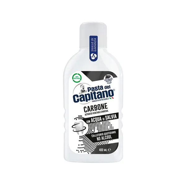 Pasta Del Capitano Collutorio Al Carbone 400ml-0
