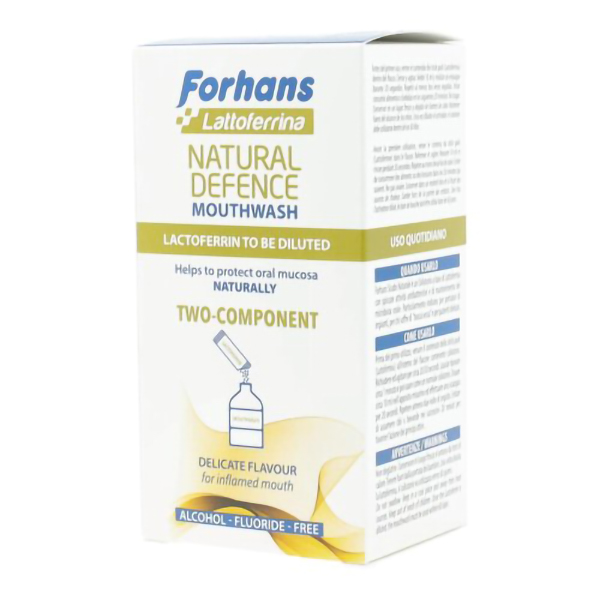 Farbene.shop | Forhans Lattoferrina Collutorio Bicomponente Scudo Naturale 200ml