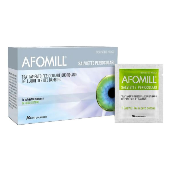 Farbene.shop | Afomill Salviette Oftalmiche 14 Pezzi