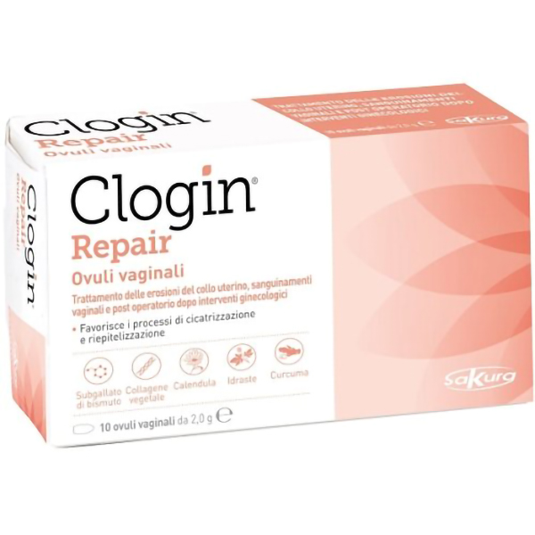 Farbene.shop | Clogin Repair Ovuli Vaginali, 10 Ovuli