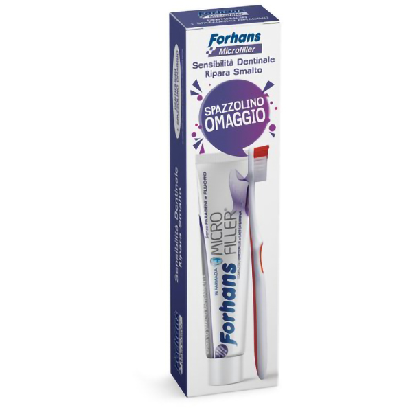 Farbene.shop | Forhans Dentifricio Microfille 75 + Spazzolino