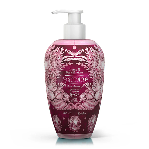Farbene.shop | Le Maioliche Positano Rose Bagno E Doccia Schiuma 700ml