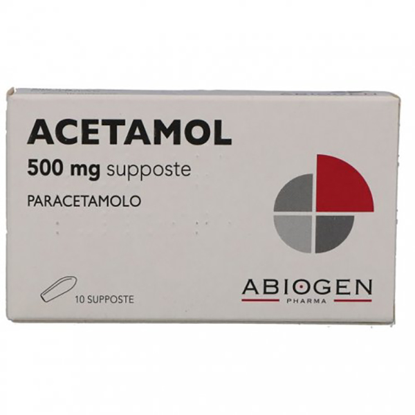 Farbene.shop | Acetamol Bambini 10 Supposte 500 mg