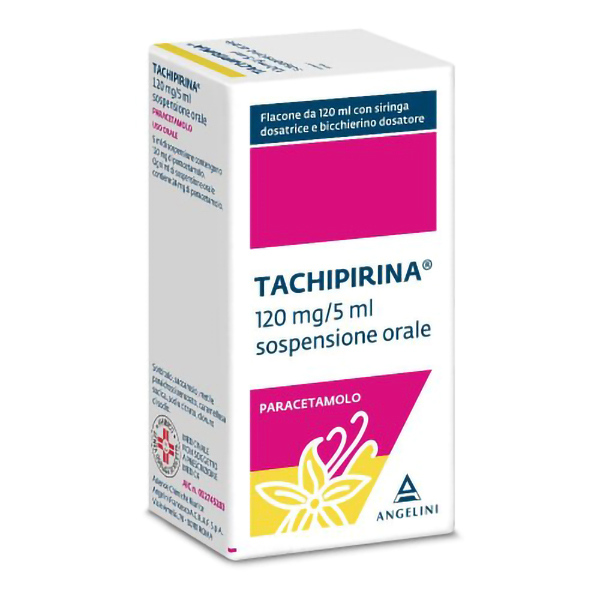 Farbene.shop | Angelini Tachipirina Sciroppo VanigliaCaramello 120ml 120mg5ml - Trattamento Febbre e Dolore