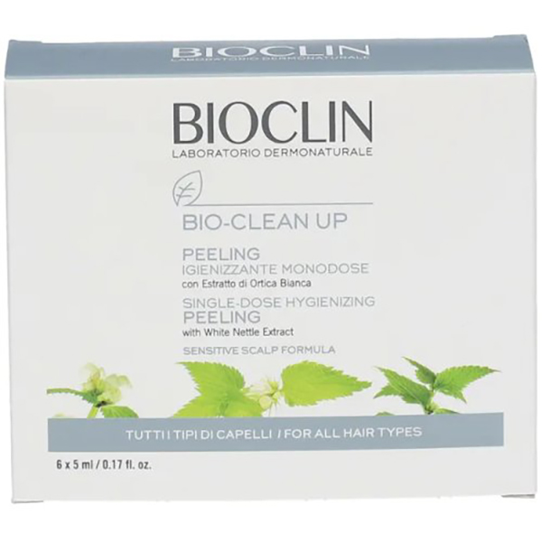 Farbene.shop | Bioclin Bio-Clean Up Peeling Igienizzante Capelli 6 Tubi Monodose 5 ml