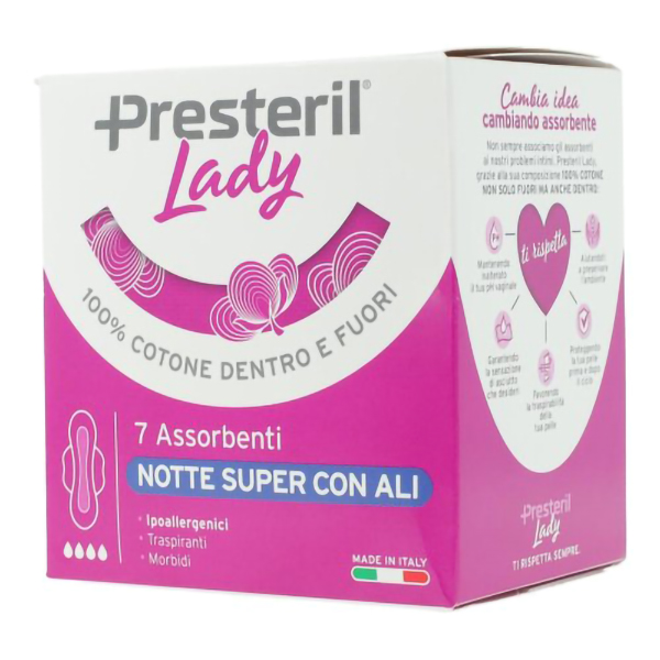 Farbene.shop | Lady Presteril Notte Super con Ali 7 Pezzi