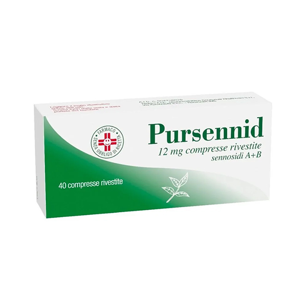 Farbene.shop | Pursennid Lassativo Stimolante Intestino Stitichezza Occasionale 40 compresse
