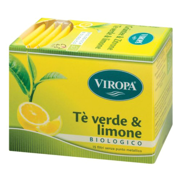 Farbene.shop | Viropa Tè Verde Limone Bio 15 Filtri