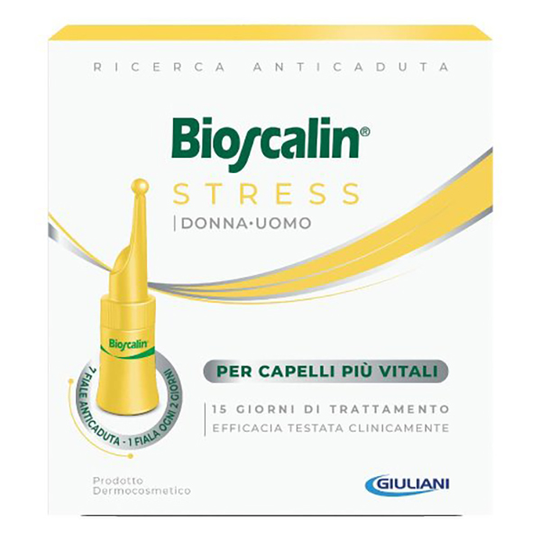 Farbene.shop | Bioscalin Stress Anticaduta Fiale Trattamento Uomo Donna 7 fiale monodose