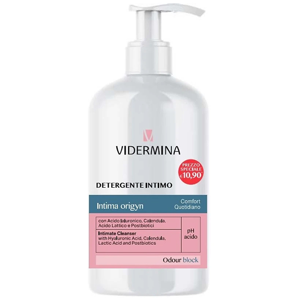 Farbene.shop | Vidermina Intima Dermodetergente Intimo Idratante e Protettivo pH Acido 500ml
