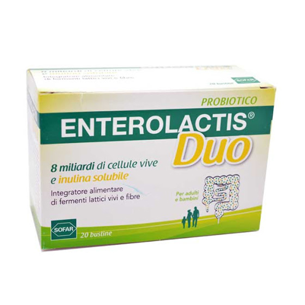 Farbene.shop | Enterolactis Duo Polvere Orale 20 Bustine