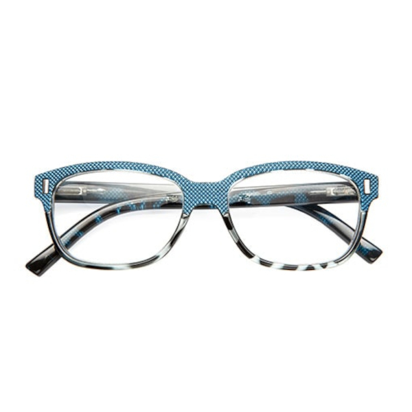 Farbene.shop | Twins Gold Newport Blu Occhiale da lettura +1,50