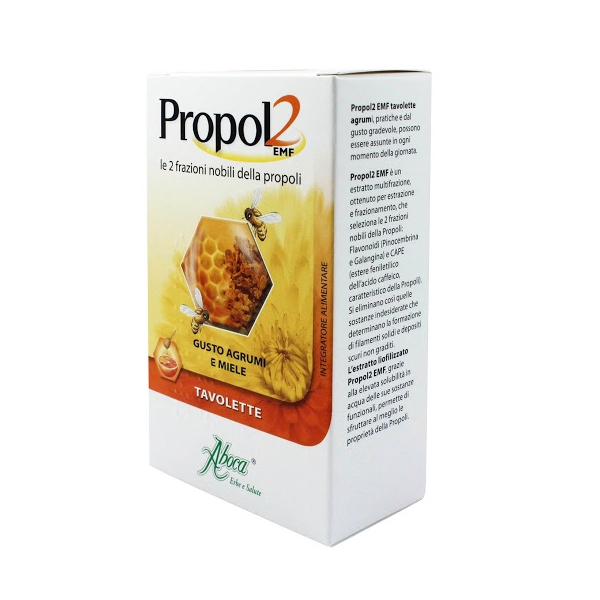 Farbene.shop | ABOCA PROPOL2 EMF AGRUMI MIELE 30 TAVOLETTE PER ADULTI