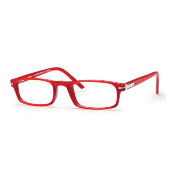 Farbene.shop | Twins Silver Mister Rosso Occhiali da lettura +2