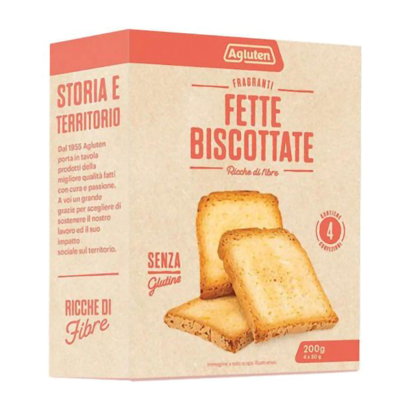 Farbene.shop | Agluten Fette Biscottate 200g