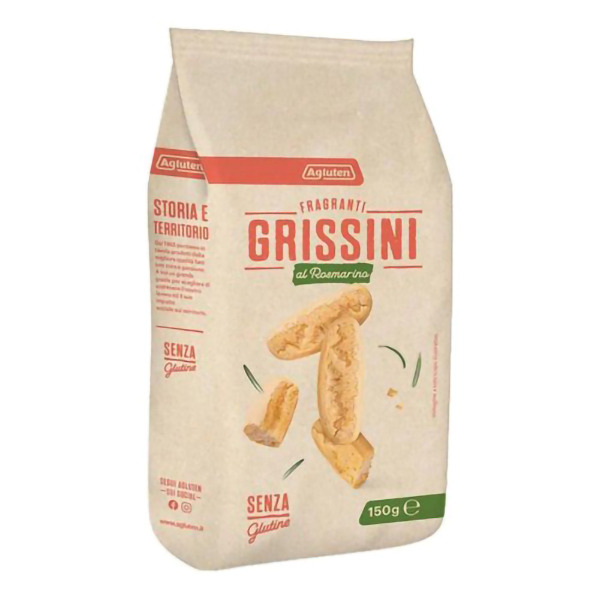 Farbene.shop | Agluten Grissini Rosmarino 150g