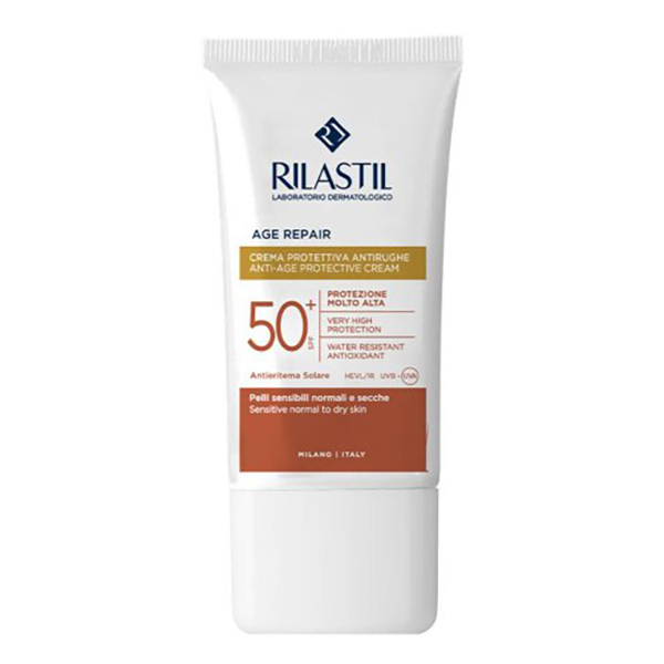 Farbene.shop | Rilastil Age Repair Crema Protettiva Antirughe Solare SPF 50+ Viso 40 ml