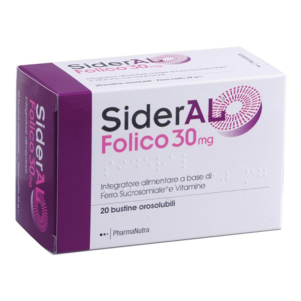 Farbene.shop | SIDERAL FOLICO 30 MG 20 bustine orosolubili