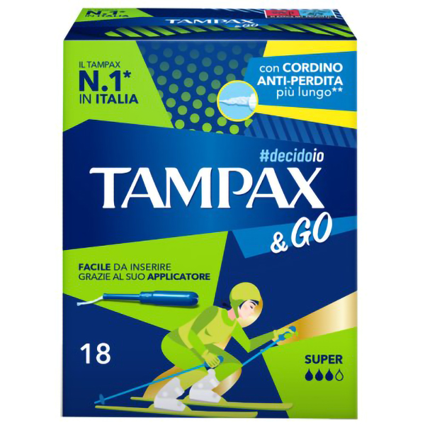 Farbene.shop | Tampax & Go Super 18 Pezzi