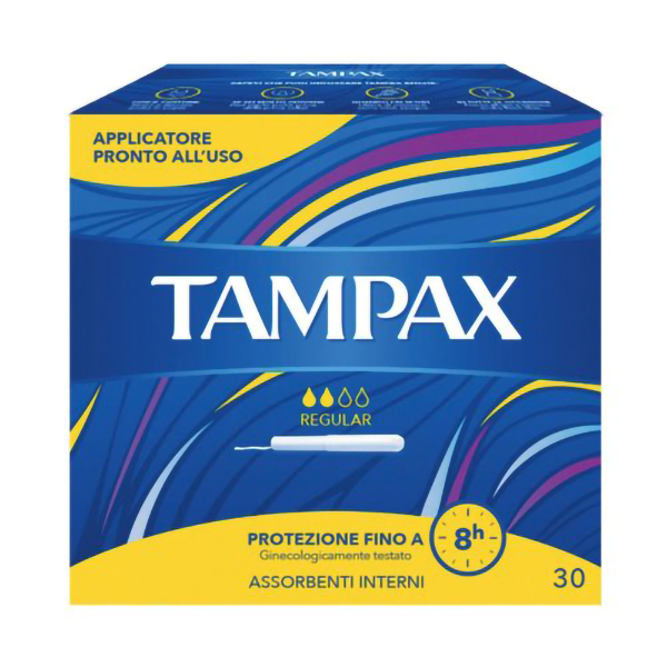 Farbene.shop | Tampax Blue Box Regular 30 Pezzi