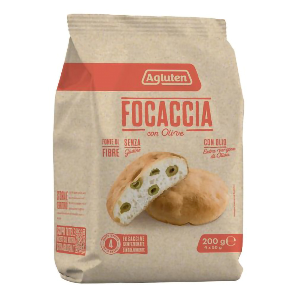 Farbene.shop | Agluten Focaccia Olive 200g