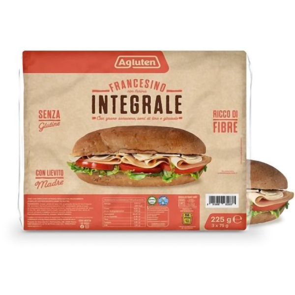 Farbene.shop | Agluten Il Francesino Integrale 225g
