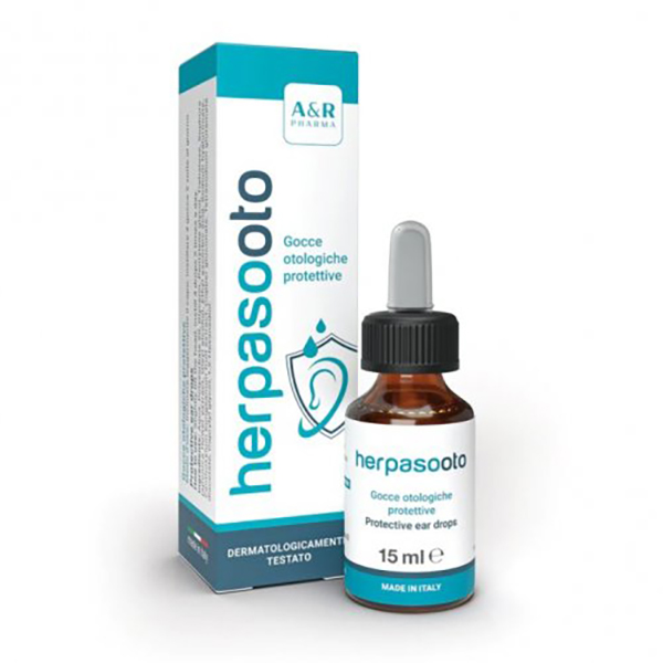Farbene.shop | A&r Pharma Herpas Oto Gocce Auricolari Protettive per Infiammazioni 15 ml