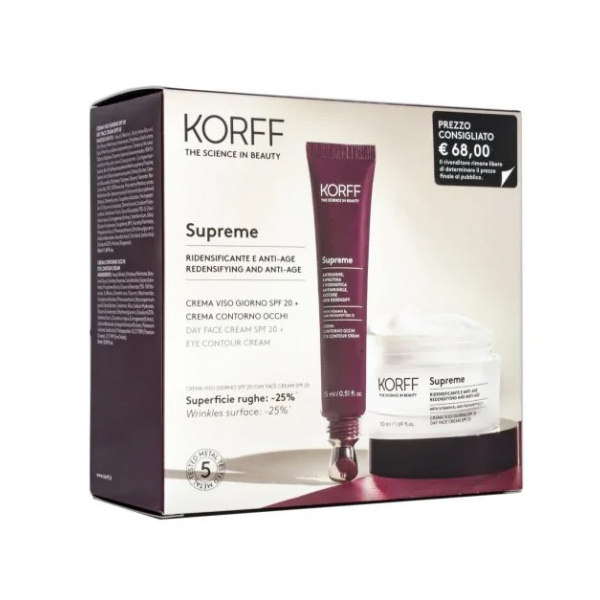 Farbene.shop | Korff Skin Care Supreme Crema Contorno Occhi + Crema Giorno