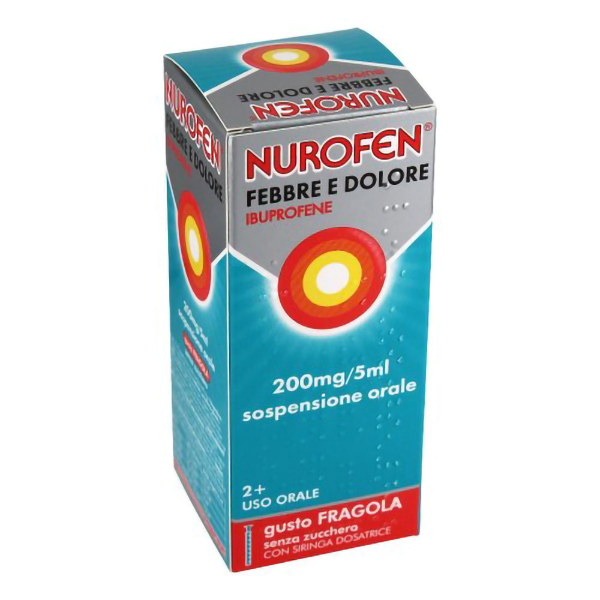 Farbene.shop | Nurofen Febbre e Dolore 200MG5ML Gusto Fragola