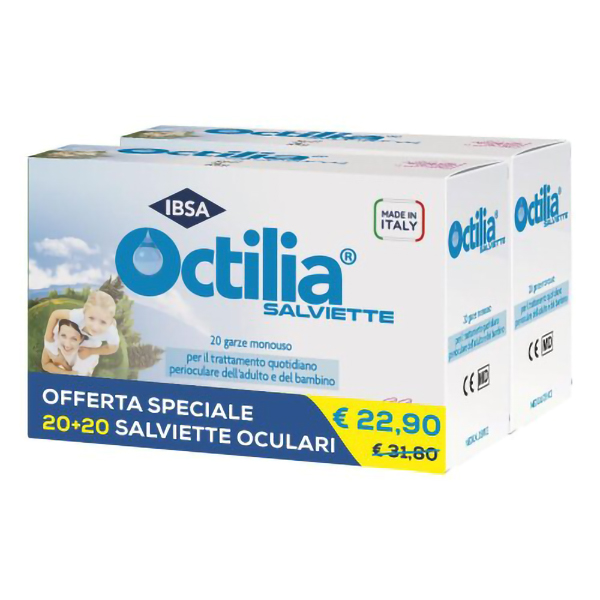 Farbene.shop | Octilia Salviette perioculari Bipack 20+20