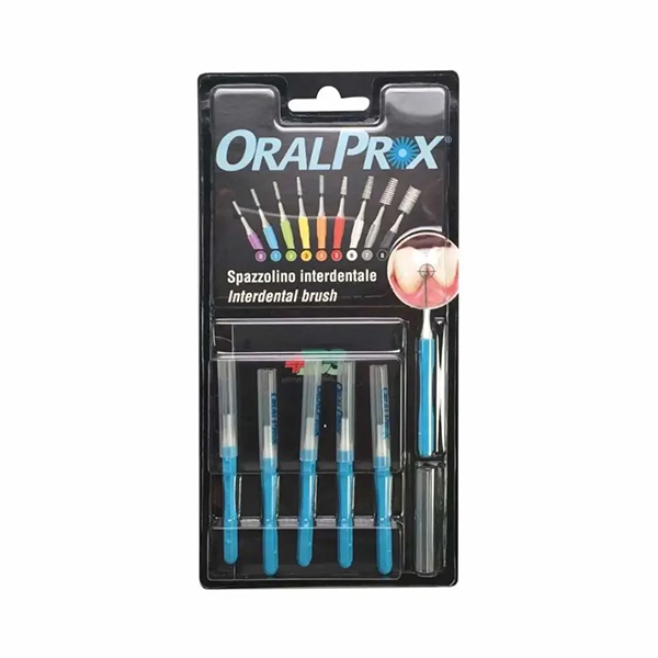 Farbene.shop | OralProx Scovolino 1 Azzurro 6 Pezzi
