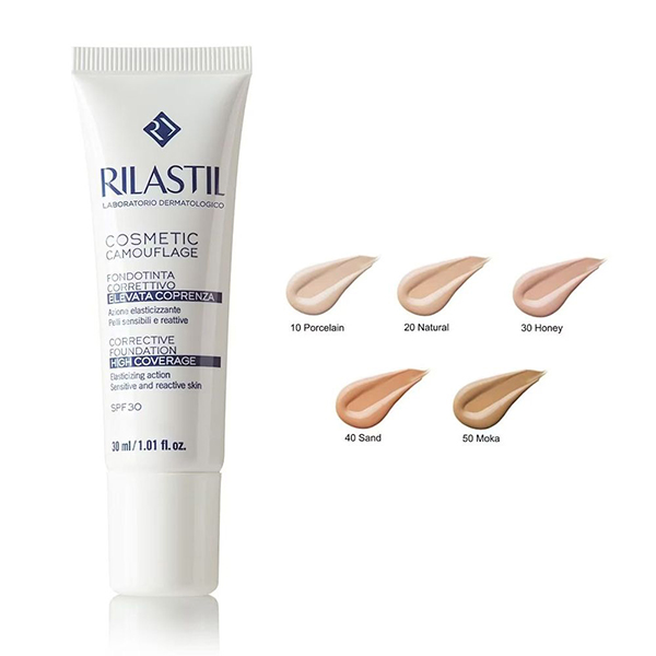 Farbene.shop | Rilastil Camouflage Fondotinta Fluido SPF30  N.30 Honey 30ml