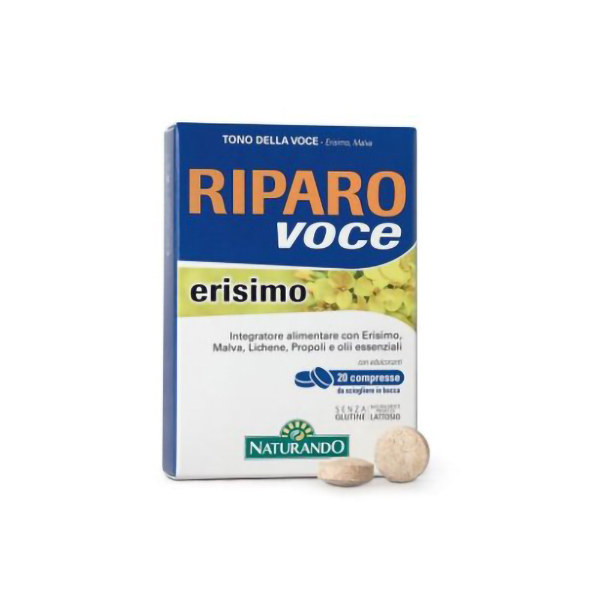 Farbene.shop | Naturando Riparo Voce Erisimo - 20 Compresse da Sciogliere in Bocca