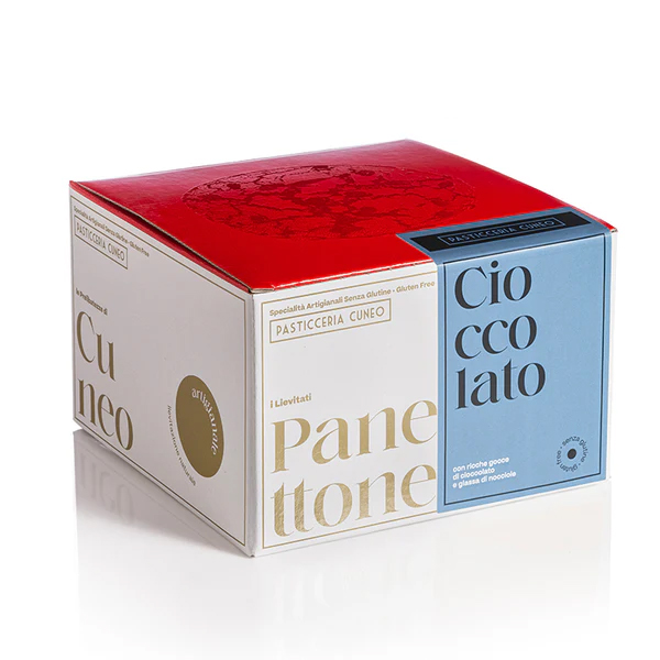 Farbene.shop | Panettone con Gocce di Cioccolato Senza Glutine Pasticceria Cuneo 400g