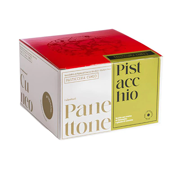 Farbene.shop | Panettone con crema al pistacchio Senza Glutine Pasticceria Cuneo 600g