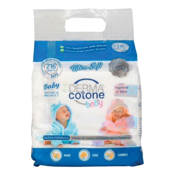 Farbene.shop | Dermacotone Baby Salviettine 216 pezzi