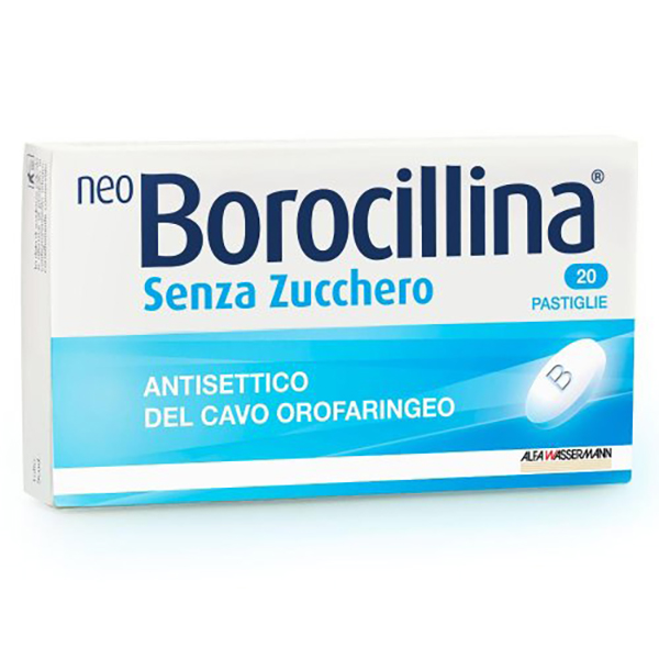 Farbene.shop | Neoborocillina 20 Pastiglie Senza Zucchero