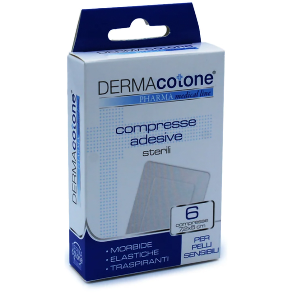 Farbene.shop | Dermacotone 6 Compresse Adesive Sterili 5x7,2