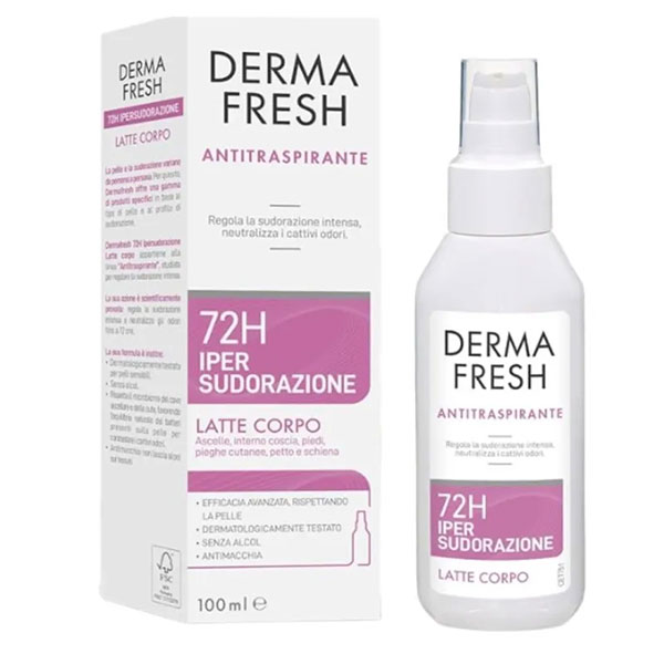Farbene.shop | Dermafresh 72H Ipersudorazione Deodorante Antitraspirante Latte Corpo 100ml